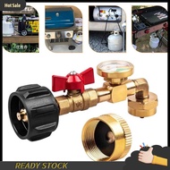 mw   20 Lb to 1 Lb Propane Refill Adapter Brass Propane Fill Adapter 1lb to 20lb Propane Tank Refill