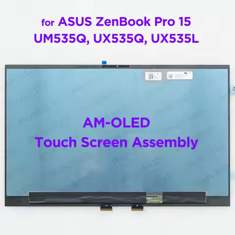 15.6-inch Laptop LCD Touch Screen Assembly AM-OLED ATNA56YX03-0 for ZenBook Pro 15 UX535Q UX535L UM5