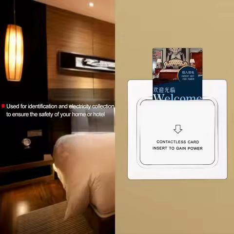 Hotel Magnetic Card Switch Energy Saving Switch Insert Key for Power High Energy-saving Magnetic Key