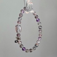 小精品 煙花超七金草莓毒液彼岸花 水晶手鏈手串 6MM 全面人緣