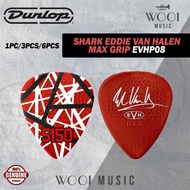Jim Dunlop EVHP08 0.60mm Eddie Van Halen EVH 5150 Max Grip Nylon Guitar Pick - Made In USA (1pc/3pcs
