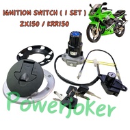 KAWASAKI KRR150 ZX150 DOUBLE-R ( 1 SET ) IGNITION MAIN SWITCH SEAT LOCK CABLE FUEL TANK CAP KUNCI MA