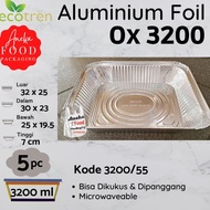 '5pc- Aluminum foil cup Container Ox 3200t Cheap £.