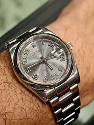 勞力士datejust 116200銀唱片
