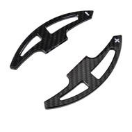Car CARBON FIBER SHIFT PADDLE Shifter Paddles For BMW E9X M3 E90 E92 E93 M3
