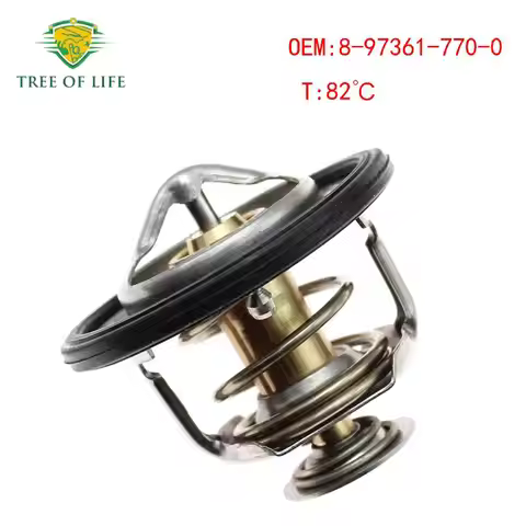 8-97361-770-0 Engine Coolant Thermostat For Isuzu 4JB1 4JG2 Diesel Forklift Pickup Truck 8973617700 