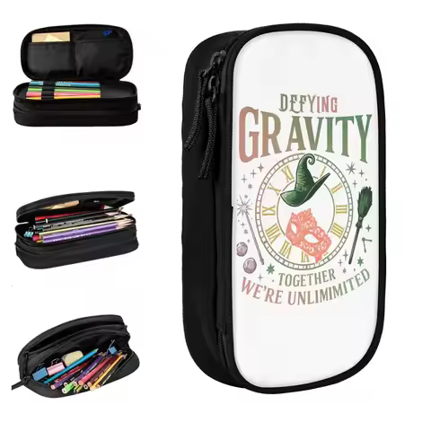 Fun Wicked Together We're Unlimited Pencil Case Pencilcases Pen Box for Student Large Storage Bags O