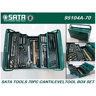 Sata Tools 05104A-70pcs Mechanic 5-Tray Cantilever Tool Box Set