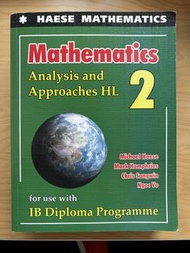 Haese Mathematics Analysis and Approaches HL 2 IB Diploma
