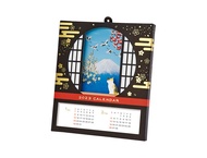 Sanrio和風卡片/ JXJ 18-2/ 月曆圓窗之四季