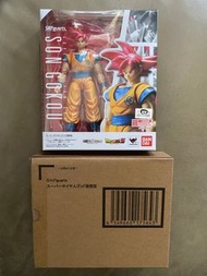 全新未玩 魂限 日初版 shf 超級撒亞神 孫悟空 龍珠 超 劇場版 罕有 收藏用 bandai 2017年第一次出的 超靚閃爍紅光髮色 版本 非 一番 景品 扭蛋 大膠