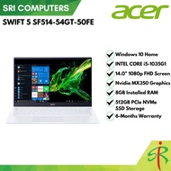 ACER SWIFT 5 SF514-54GT-50FE (i5-1035G1, 8GB, 512GB SSD, 14" FHD, W10 HOME)