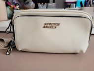 韓國 Stretch Angels 白色斜孭袋 手袋 包順豐站/順豐櫃