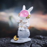 Zjy5220 Space Rabbit Mobile Phone Holder Creative Desktop Car Ornaments for Girlfriend Festival Birt