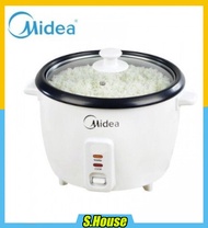 Rice Cooker 0.6L Midea Glass Lid Aluminium Inner Pot Periuk Nasi Masak Mudah Penutup Kaca Bekas Besi