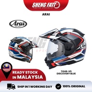 ARAI Tour-X5 Discovery Blue Helmet Motor Full Face Original Arai SIRIM Adventure Helmet Off Road Hel