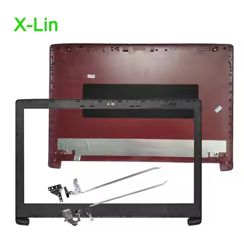Red LCD back case For Acer A515-51G A515 A615-51G A315-53 51 33 41 n17c4 screen rear cover front bez