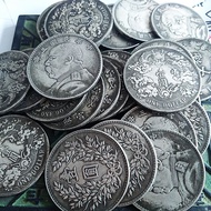6 pieces/Bao Antique Silver Yuan Yuan Yuan Yuan Yuan Yuan Xu6个/包仿古银元民国三年袁大头宣统三年龙收藏品影视钱币纪念摆件6.6
