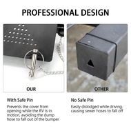 RV Bumper Cap Cover forRV,Fits Standard RV 4inch Square Bumpers RV Bumper Plug End Cap