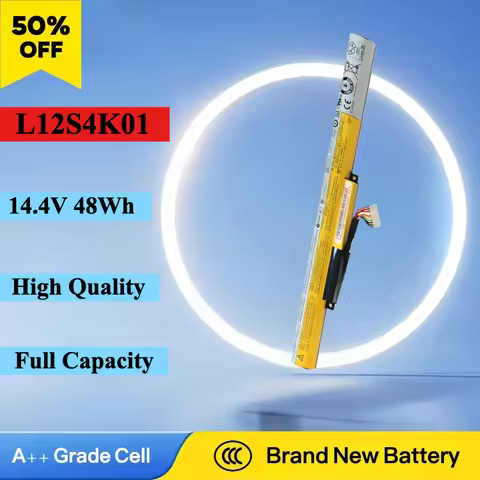 High Quality 14.4V 48Wh New Laptop Battery L12S4K01 for Lenovo IdeaPad P500 P400 Z400 Z410 Z500 Z510