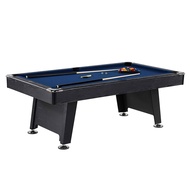 7 Foot Billiard Table, Modern Drop Pocket Design with Pool Ball and Cue Stick Set, Perfect for Game 