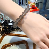 [Lan shop] 10mm smoky natural agate bead bracelet