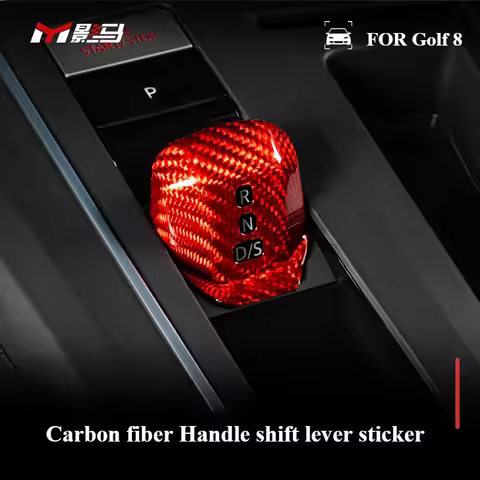 Fit ForVolkswagen Golf 8/8.5 shift head shift cover modified interior decoration accessories Carbon 