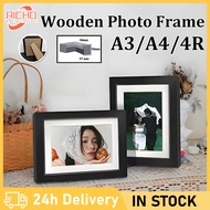 A3/A4 Solid Wood Frame Wall Frame Painting Frame Wedding Photo Frame Acrylic Photo Frame Empty Photo