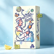 Soda Jerk Board Game - Make Delicious Drinks While Also Being A Jerk Portable Mini Light Strategy Bo