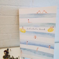 【跟我一起在海浪中做體操】 日式水彩原創手繪手帳Schedule Book