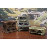 Resin Painting Bonsai Pot Square Bonsai Pot/ Square/