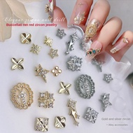 Buccellati big name manicure zircon jewelry / Star Flower Four Leaf Clover Nail Sticker Ornament / H