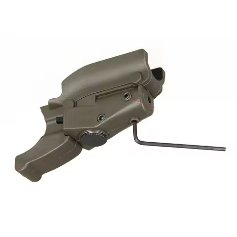 PPT M92 Red Laser Sight Device With Lateral Grooves For Beretta Model 92 96 M9 Hunting Pistol Black 