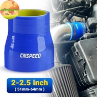 Zhongyanxi 2"- 2.5" 51mm To 64mm Silicone Hose Straight Reducer Joiner Coupling Adapter Intercooler 