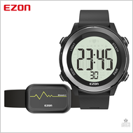 [op008] EZON T057 Men's Heart Rate Monitor Running Digital Watch Alarm Chronograph Calorie Counter S