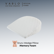 Vablo SNURU baby Wedge Pillow ( bantal Sandaran untuk newborn dan toddler ) memory foam