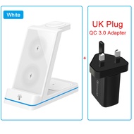 ZUZG 15W Fast 3 in 1 Wireless Charger Stand station mobile phone qi wireless charger Phone Holder Mu