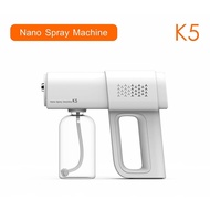 Spray Gun Wireless Rechargeable Disinfection Sprayer Nano Blue Ray Atomizer Fogging Spray Gun 蓝光雾化消毒槍