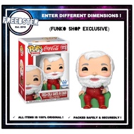 Coca Cola Funko Pop (Santa Claus Funko Pop Funko Shop Exclusive) Santa Claus in Chair Funko Pop