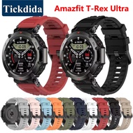 Watch Strap for Huami Amazfit T-Rex UItra Band Soft Silicone Watchband for Amazfit T-Rex UItra Correa Bracelet Accessories