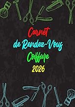 Carnet de Rendez-vous Coiffeur 2026: Planificateur journalier au format A4 pour coiffeurs, barbiers 