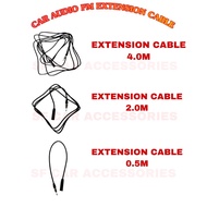 CAR AUDIO FM EXTENSION CABLE 0.5M/2.0M/4.0M