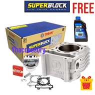 LC135 / Y15ZR SUPERBLOCK 63MM 65MM 66MM TOBAKI SUPER BLOCK(free gift coolant)