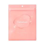 LULULUN Pure Pink Face Mask 7 sheets