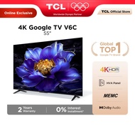 TCL 55 Inch 4K Google TV with HDR 10, Dynamic Color Enhancement, MEMC, HVA Panel, Dolby Audio Televi