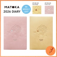 Elcommune Matoka B6 Weekly Planner 2026 Left Layout Donkey Edition