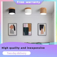 Modern Nordic Downlight Corridor Ceiling Light Indoor Three Color Center Light Living Room Bedroom Home Decoration Simple Personality Wood Ceiling Light Three Color Downlight Ceiling light ultra Thin Panel Light Ceiling Downlight lights for Ceiling