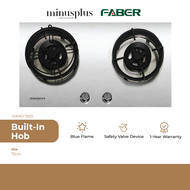 Faber 2-Burner Battery Operated Ignition Stainless Steel Gas Cooker Hob Built-In Hob (72cm) - IVANO 76SS