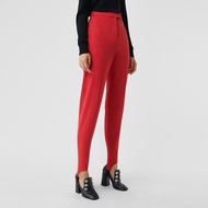 BURBERRY 英國黑標紅色踩腳褲
