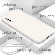 เคส Samsung A750 A7 2018 A750F เคสโทรศัพท์ลูกกวาดกรอบสีเจลลี่เคสโทรศัพท์ซิลิโคนนิ่ม